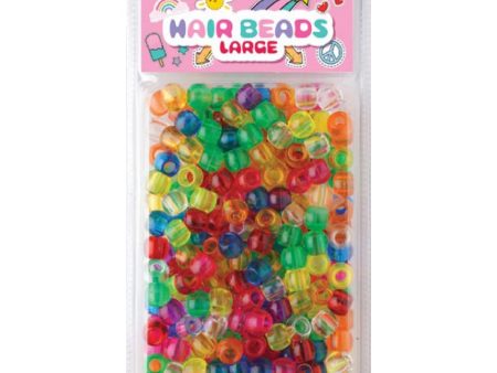 Joy Large Hair Beads 240Ct Clear Asst Color Cheap