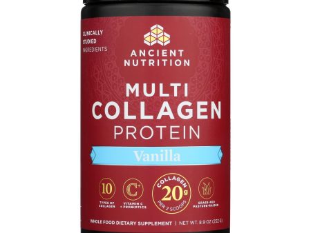 Ancient Nutrition - Mlti Collagen Protein Vanlla - 1 Each 1-8.9 Oz Online Sale