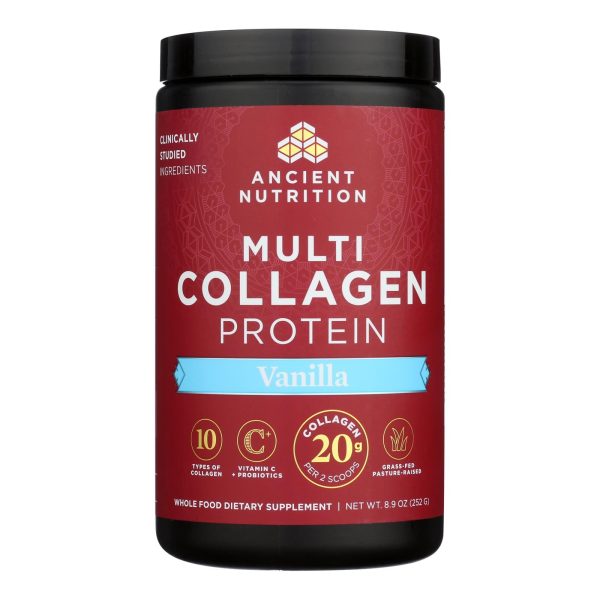 Ancient Nutrition - Mlti Collagen Protein Vanlla - 1 Each 1-8.9 Oz Online Sale