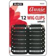 Annie Wig Clips Small 12Ct Black Online now