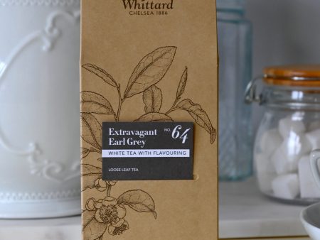 Extravagant Earl Grey Loose Leaf White Tea with Flavoring 75g Whittard - Best By: 12 2020 on Sale