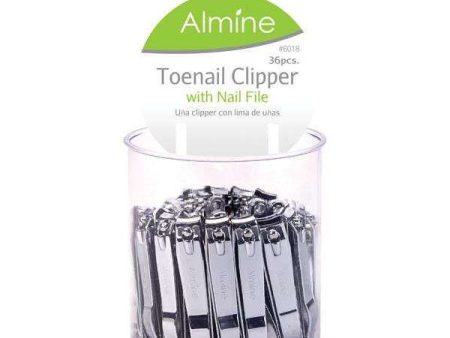 Almine Toenail Clipper with File 36Ct For Cheap