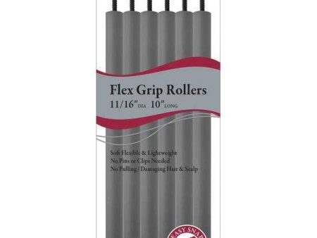 Annie Flex Grip Rollers 11 16 Inch Extra Long Gray Fashion