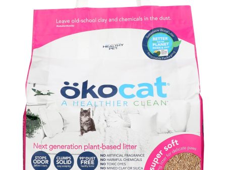 Okocat - Clumping Litter Wood Scent Soft - 1 Each-8 Pounds Online Hot Sale