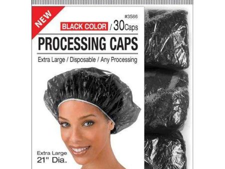 Annie Conditioning Processing Cap XL 30ct Black on Sale