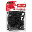 Annie Rubber Bands Asst Size 500Ct Black Supply