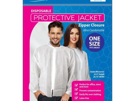 Annie Disposable Protective Jacket w Zipper For Sale