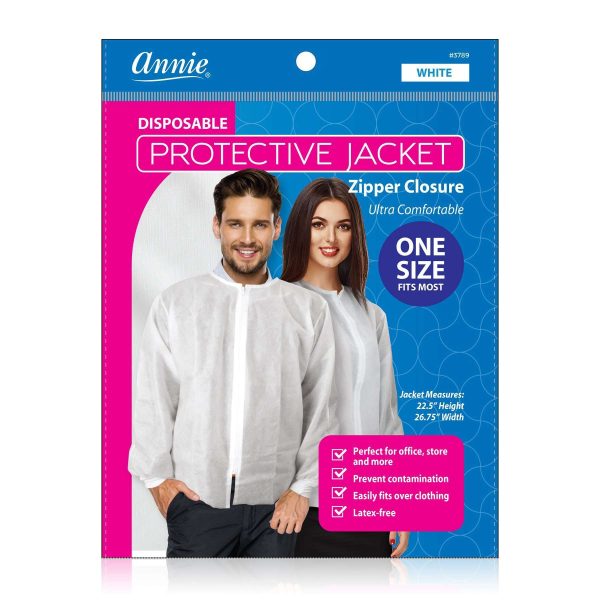 Annie Disposable Protective Jacket w Zipper For Sale