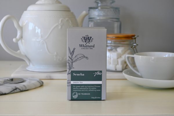 Sencha Green Tea 50 teabags 125g Whittard - Best By: 11 2020 Online Hot Sale