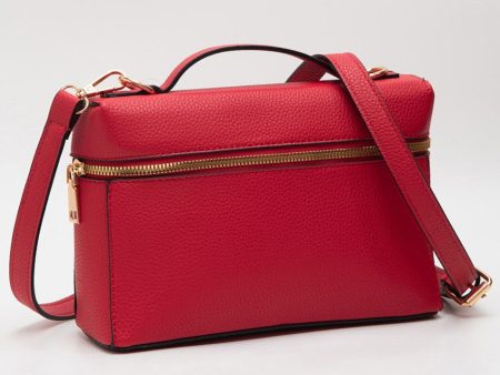 Boxy Hand Bag-Red Supply