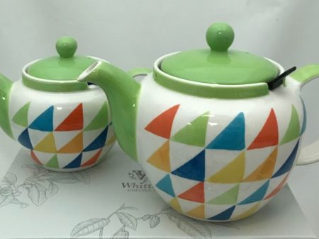 Mosaic 2 cup Chatsford Teapot Whittard with strainer Online now