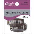 Annie Wig Clips Medium 2Ct Brown Cheap