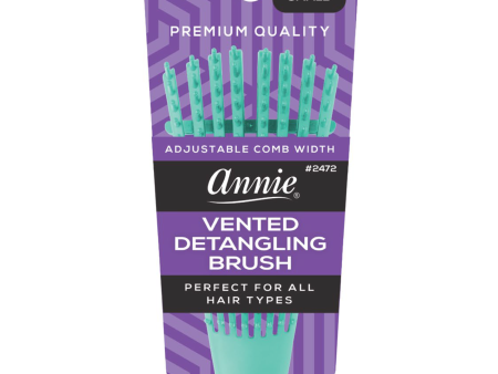 Annie Vented Detangler Brush Small 8 Row Asst Colors Online