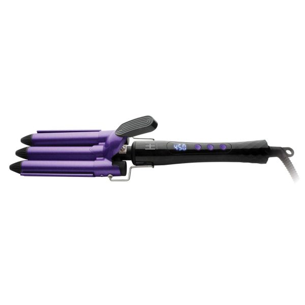 Hot & Hotter Digital Ceramic 3 Barrel Waver 3 4 Inch Fashion