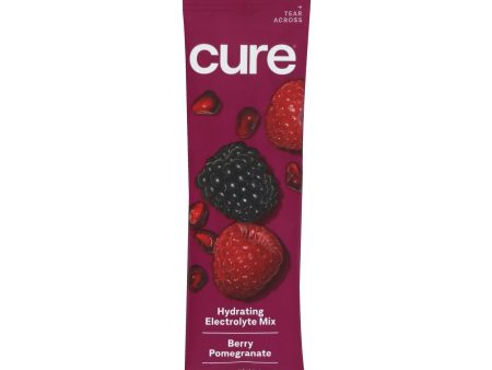 Cure Hydration - Hydration Drink Mix Berry Pomegranate - Case Of 8 - 0.29 Oz For Cheap