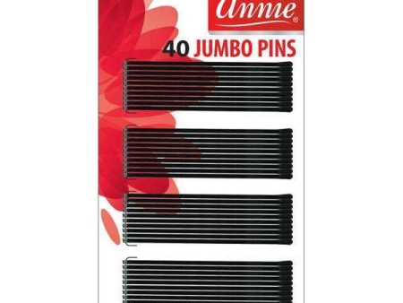 Annie Jumbo Pins 2 3 4In 40Ct Black For Cheap