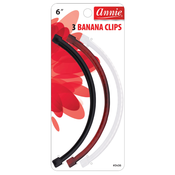 Annie Banana Fashion Clip 6  3ct Assorted For Discount