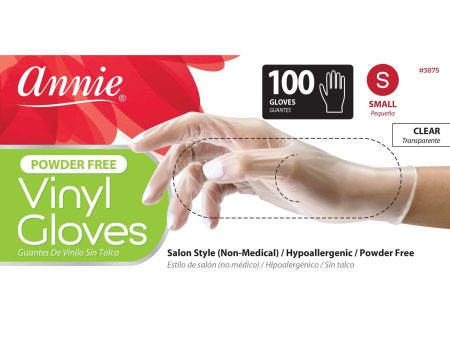 Annie Vinyl Gloves Powder Free 100ct on Sale