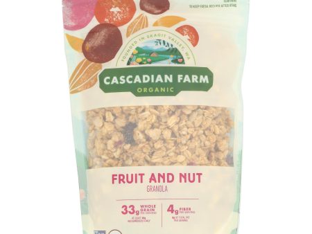 Cascadian Farm - Granola Organic Fruit Nut - Case Of 4-11 Ounces For Sale