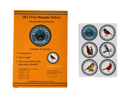 Backyard Birds Essential Oil-Infused Mosquito Repellent Stickers Sale