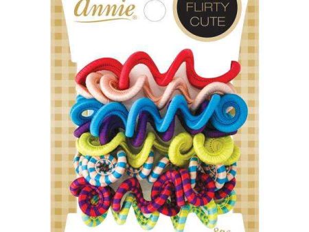 Annie Swirl Ponytailer 8ct Asst Online now