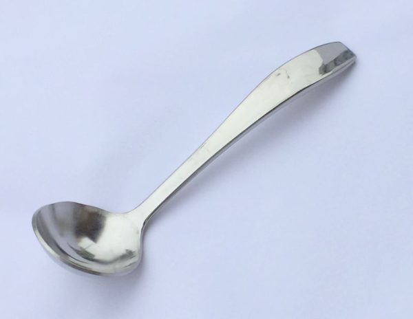 Sugar Ladle Plain Stainless Steel, 4.5 inches long Online now