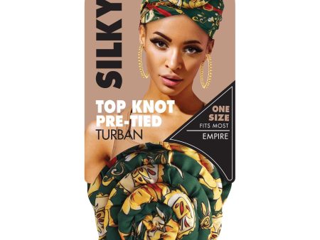 Ms. Remi Silky Top Knot Pre-Tied Turban Head Wrap on Sale