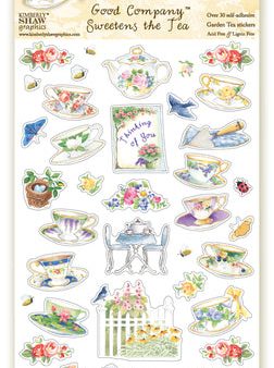 Stickers Garden Tea Cheap