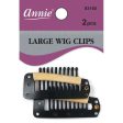 Annie Wig Clips Large 2Ct Black Online Sale