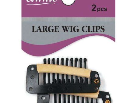 Annie Wig Clips Large 2Ct Black Online Sale