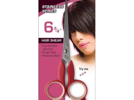 Annie Professional Stainless Hair Shears With Soft Grip 6.75 Inch Asst Color Hot on Sale