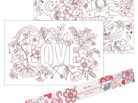 Meri Meri Valentine Coloring Posters Online Hot Sale