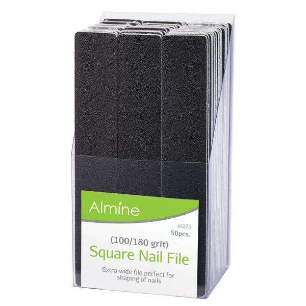 Almine Square Nail Files 7  50Ct Online