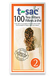 T-Sac Paper Tea Filters for Mugs up to 4 cup Pots, box of 100 Online Hot Sale