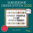 2025 Subversive Cross Stitch Wall Calendar Online Hot Sale