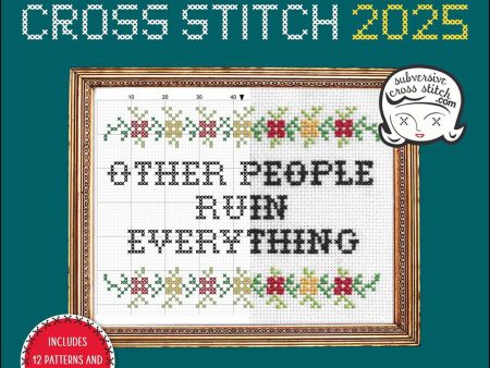 2025 Subversive Cross Stitch Wall Calendar Online Hot Sale