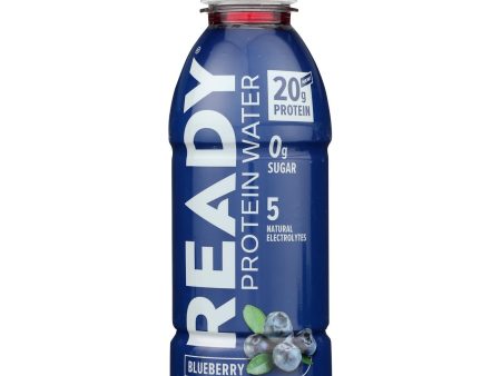 Ready - Water Protein Blueberry - Case Of 12-16.9 Fz Sale