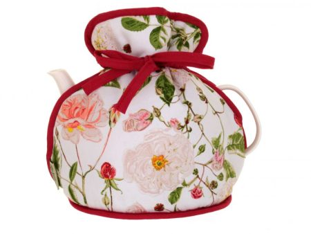 RHS Traditional Rose Muff Tea Cozy - Available mid Aug Online