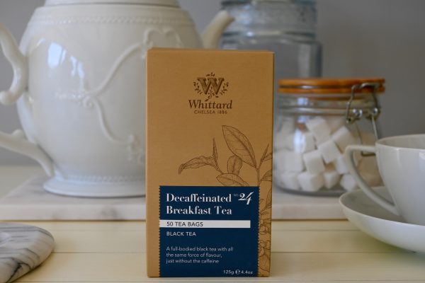 Decaffeinated Breakfast Black Tea 50 Teabags 125g Whittard - Best By: 8 2020 Online