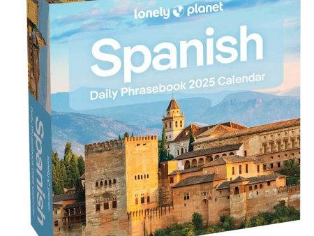 2025 Lonely Planet: Spanish Phrasebook Day-to-Day Calendar on Sale