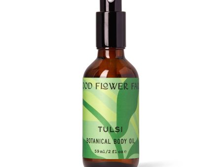 Good Flower Farm Tulsi Botanical Body Oil on Sale