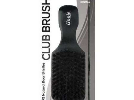 Annie Soft Wood Club Boar Bristle Brush With Comb 7 in Sale