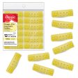 Annie Snap-On Magnetic Rollers Size M 12Ct Yellow For Cheap