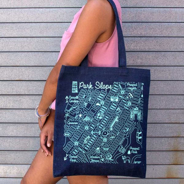 Park Slope Denim Tote Hot on Sale