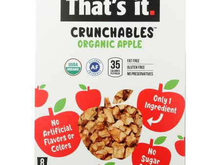 That s It - Snack Crnchbles Apples - Case Of 6-2.4 Oz For Sale