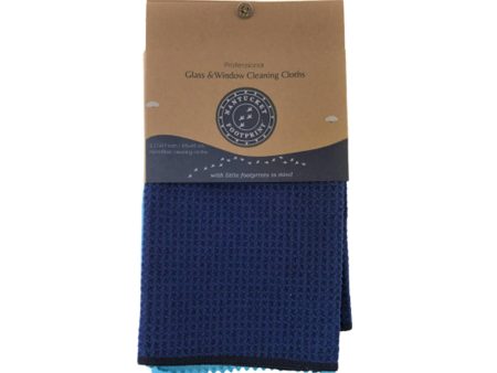 Microfiber Glass & Window Cleaning Cloths (Set of 2) For Sale