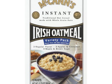 Mccann s Irish Oatmeal Instant Irish Oatmeal Variety Pack - Case Of 12 - 12.73 Oz. For Discount