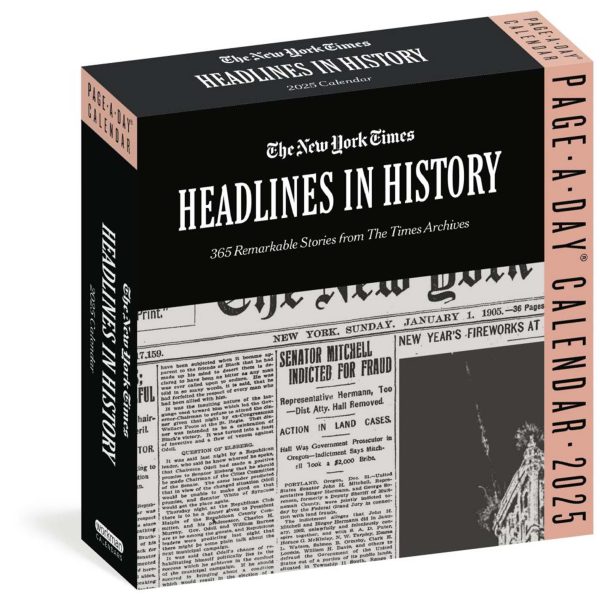 2025 The New York Times Headlines in History Page-A-Day® Calendar Cheap