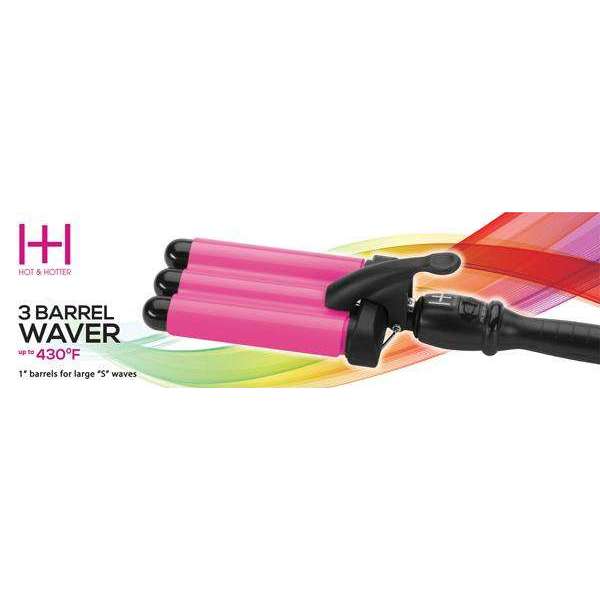 Hot & Hotter 3 Barrel Waver Curling Iron 1 Inch Discount