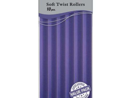 Annie Soft Twist Rollers 3 4  XL Purple Value Pack (10pcs) Discount